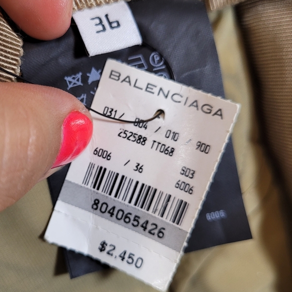 NWT Balenciaga Paris 2010 Fall Runway Show Mini Silk Blend Cushioned Ski… - Picture 8 of 10